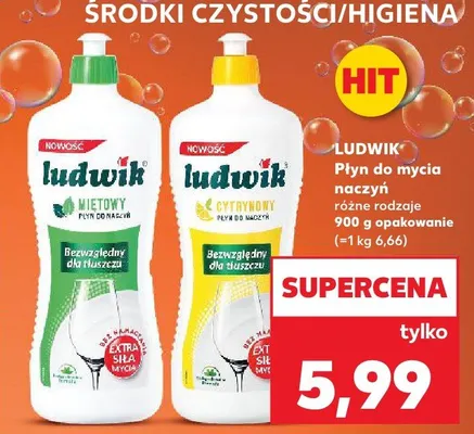 Płyn do mycia naczyń różne rodzaje promocja w Kaufland