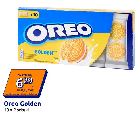 Ciastka Oreo Golden promocja w Action
