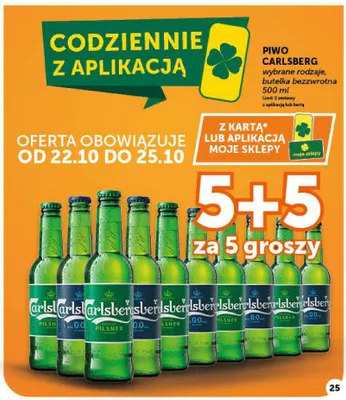 Piwo bezalkoholowe Carlsberg promocja w Groszek