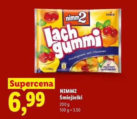 Śmiejżelki Nimm2 promocja w Lidl