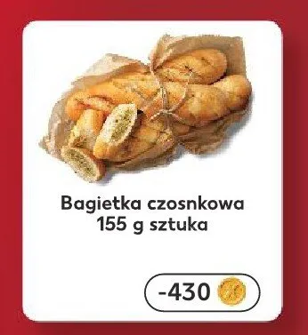 Bagietka czosnkowa promocja w Kaufland
