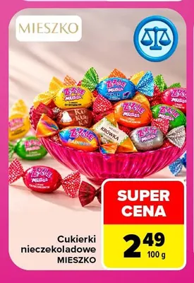 Cukierki nieczekoladowe Mieszko promocja w Carrefour