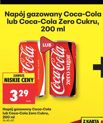 Napój gazowany Coca-Cola promocja w Biedronka