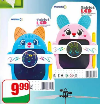 Tablet kot LCD 2 kolory promocja w Dino