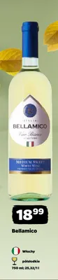 Wino białe Bellamico promocja w Netto
