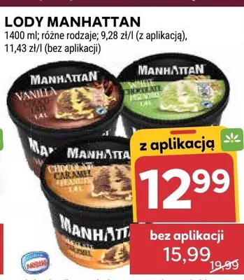 Lody Manhattan Vanilla promocja w Stokrotka