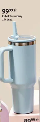 Kubek termiczny 1l błękitny promocja w Empik