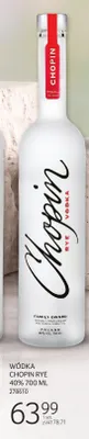 Wódka Chopin Rye 40% promocja w Selgros
