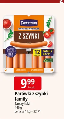 Parówki z szynki Family Tarczyński promocja w Leclerc