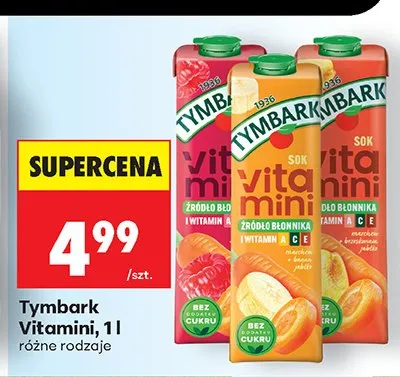 Sok Tymbark Vitamini promocja w Biedronka