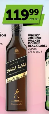 Whisky Johnnie Walker Double Black Label promocja w Groszek