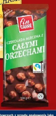 Czekolada mleczna z całymi orzechami Fin Carré promocja w Lidl