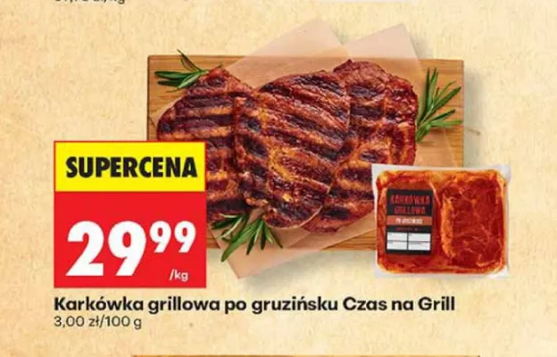 Karkówka grillowa po gruzińsku Czas na Grill promocja w Biedronka
