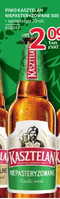 Piwo Kasztelan Niepasteryzowane promocja w Selgros