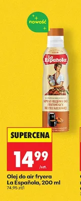Olej do air fryera La Española promocja w Biedronka
