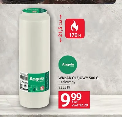 Wkład olejowy Angela 500 g promocja w Selgros