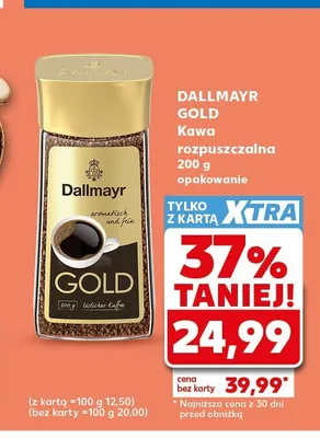 Kawa rozpuszczalna Dallmayr Gold promocja w Kaufland