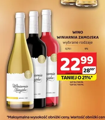 Wino Winiarnia Zamojska promocja w Delfin