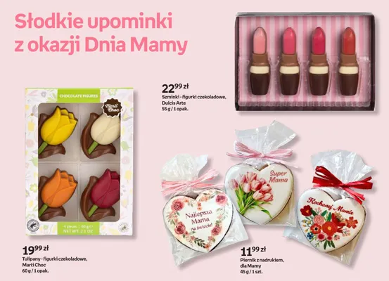 Figurki czekoladowe tulipany Marti Choc promocja w Empik