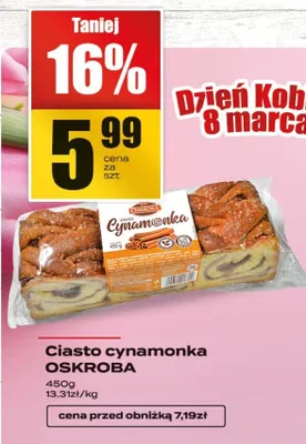Ciasto cynamonka promocja w Supeco