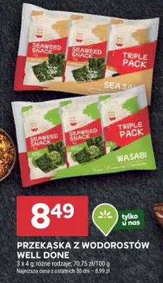 Przekąska z wodorostów promocja w Stokrotka