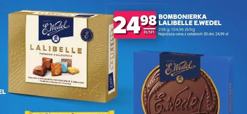 Bombonierka Lalibelle E.Wedel promocja w Stokrotka