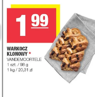 Warkocz klonowy Vandemoortele promocja w SPAR