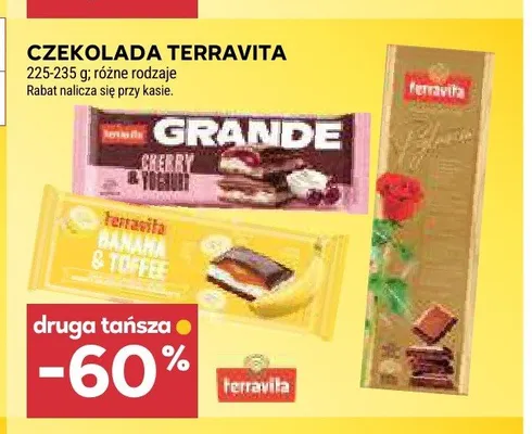 Czekolada Terravita promocja w Stokrotka