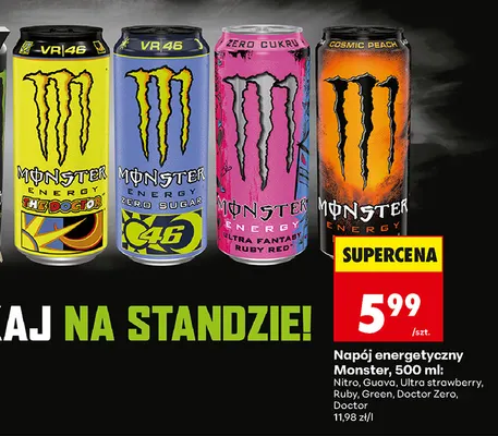 Napój energetyczny Monster Nitro promocja w Biedronka