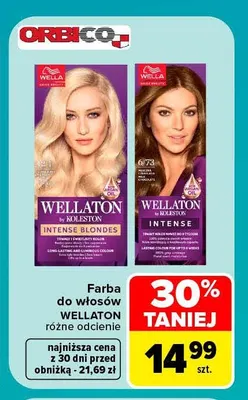 Farba do włosów Wellaton promocja w Carrefour