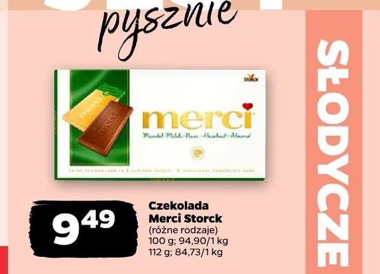 Czekolada Merci Storck promocja w Netto