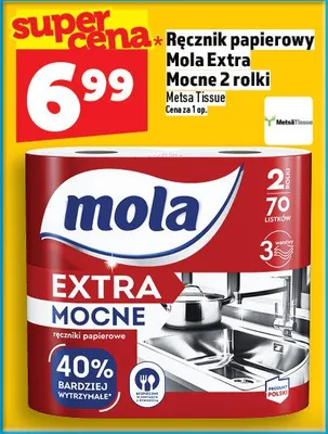Ręcznik papierowy Mola Extra Ścierka promocja w TOPAZ