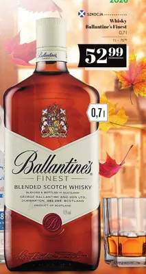 Whisky Ballantine's Finest promocja w POLOmarket