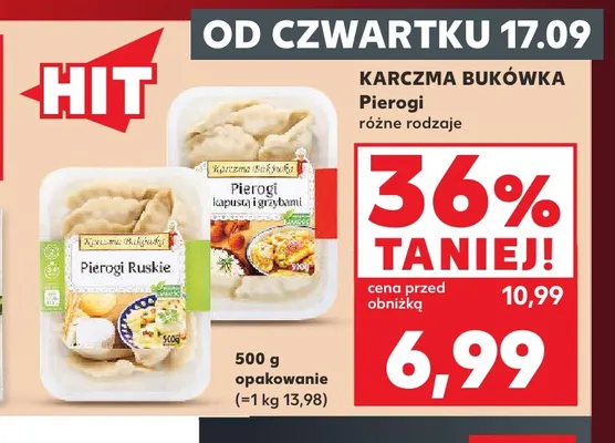 Pierogi Karczma Bukówka promocja w Kaufland