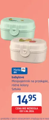 Minipojemnik na przekąski babylove promocja w Drogerie DM
