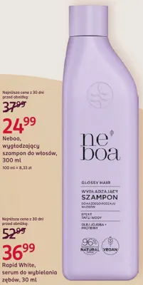 Wygładzający szampon do włosów Neboa Glossy Hair promocja w Rossmann