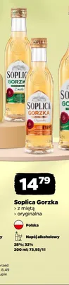 Wódka Soplica Gorzka z miętą promocja w Netto