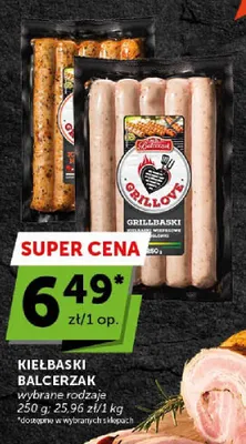 Kiełbaski Balcerzak promocja w Euro Sklep