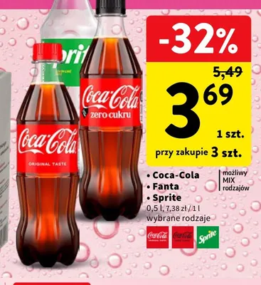 Napój gazowany Fanta promocja w Intermarche