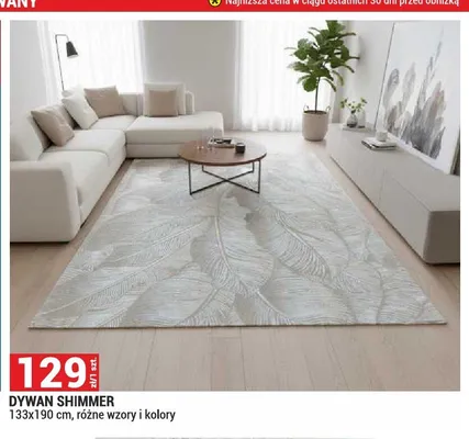 Dywan Shimmer promocja w Merkury Market
