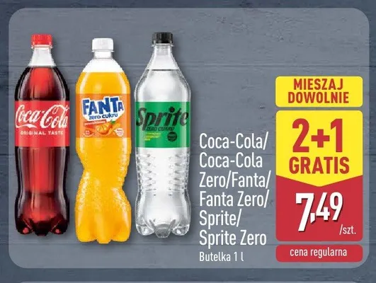 Napój gazowany Sprite Zero promocja w Aldi