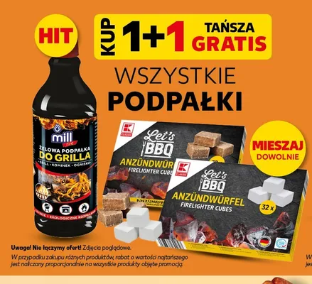 Żelowa podpałka do grilla mill promocja w Kaufland