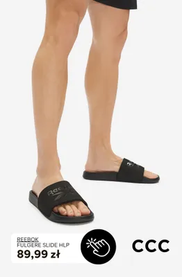 Klapki Reebok Fulgere Slide HLP promocja w CCC