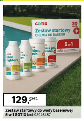 Zestaw startowy do wody basenowej 5 w 1 GOTIX promocja w Leroy Merlin