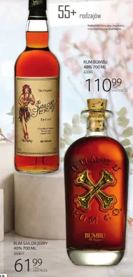 Rum RUM BUMBU 40% 700 ML promocja w Selgros