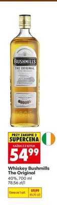 Whiskey Bushmills The Original promocja w Biedronka