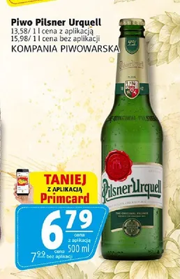 Piwo Pilsner Urquell promocja w Prim Market