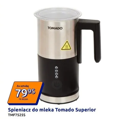 Spieniacz do mleka Tomado Superior promocja w Action