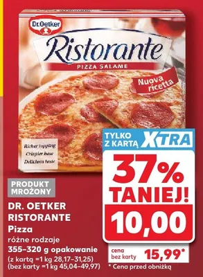 Pizza różne rodzaje promocja w Kaufland