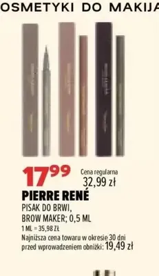 Pisak do brwi Brow Maker Pierre René promocja w Drogerie Natura